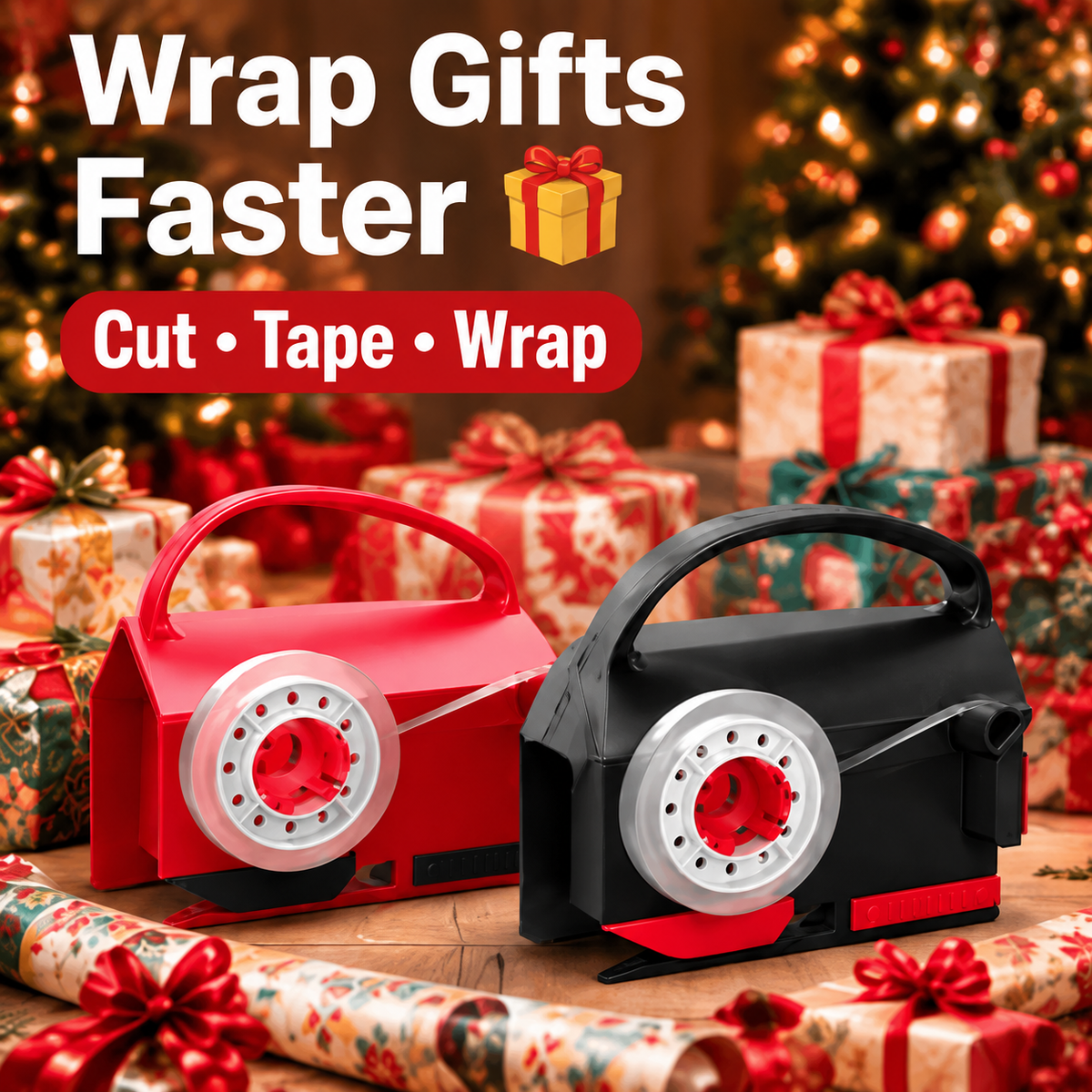 💥Hot Sale 50% Off -✂️Multifunctional Wrapping Paper Cutter