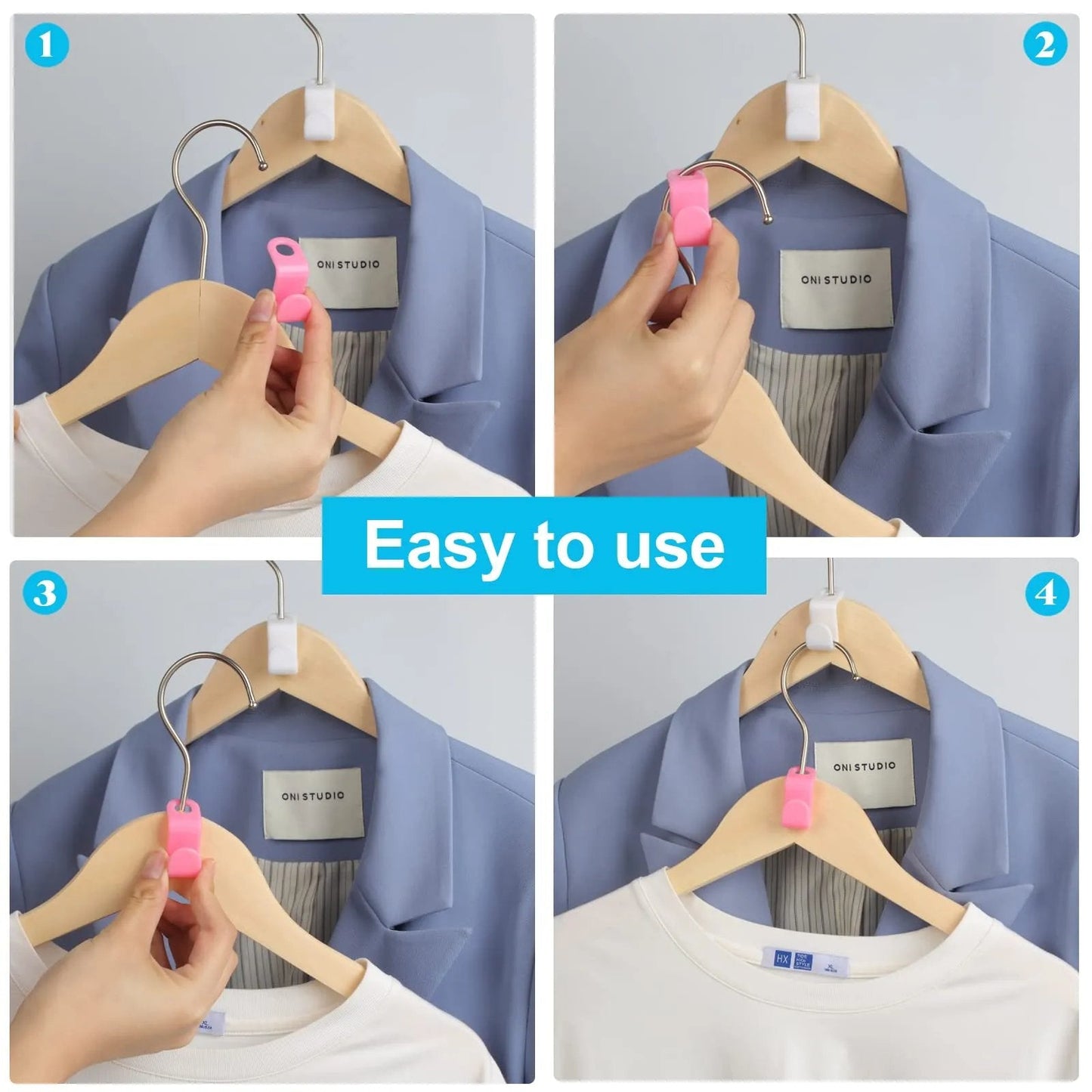 ✨Day Sale 49% OFF✨Space Saving Hangers Connector Hooks