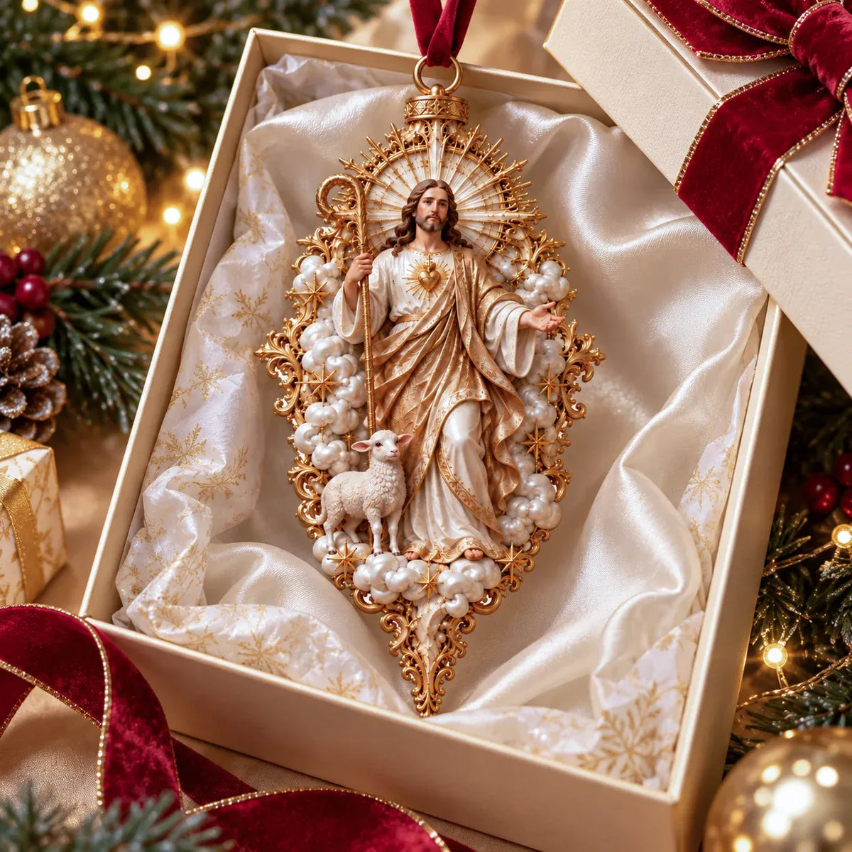 ⏳ Last Day 49% OFF – ✝️ Sacred Christmas Ornament Collection