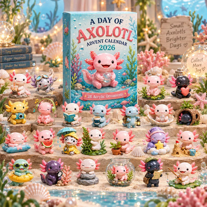 🎄CHRISTMAS KICKOFF 49% OFF - A Day Of Axolotl Advent Calendar 2026