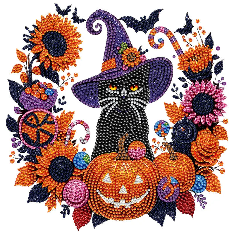 Halloween Diamond Painting Hanging Ornament Kit