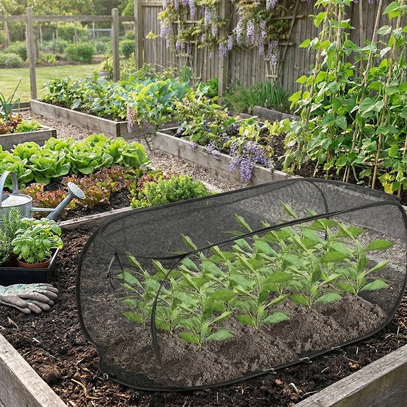 🎉⏳Limited-time 49% off⏰Pop-Up Plant Protection Mesh Cover🌱🛡️