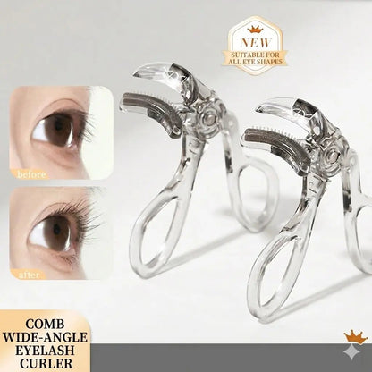 Lash Genius Wide-Angle Curler with Comb - Perfectly Curls Every Lash WITHOUT the Pinch!