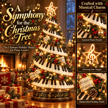 🔥 Last Day 50% OFF-🎹✨Piano Christmas Tree Lights—Musical Christmas Tree Decorations Designed for Piano Enthusiasts