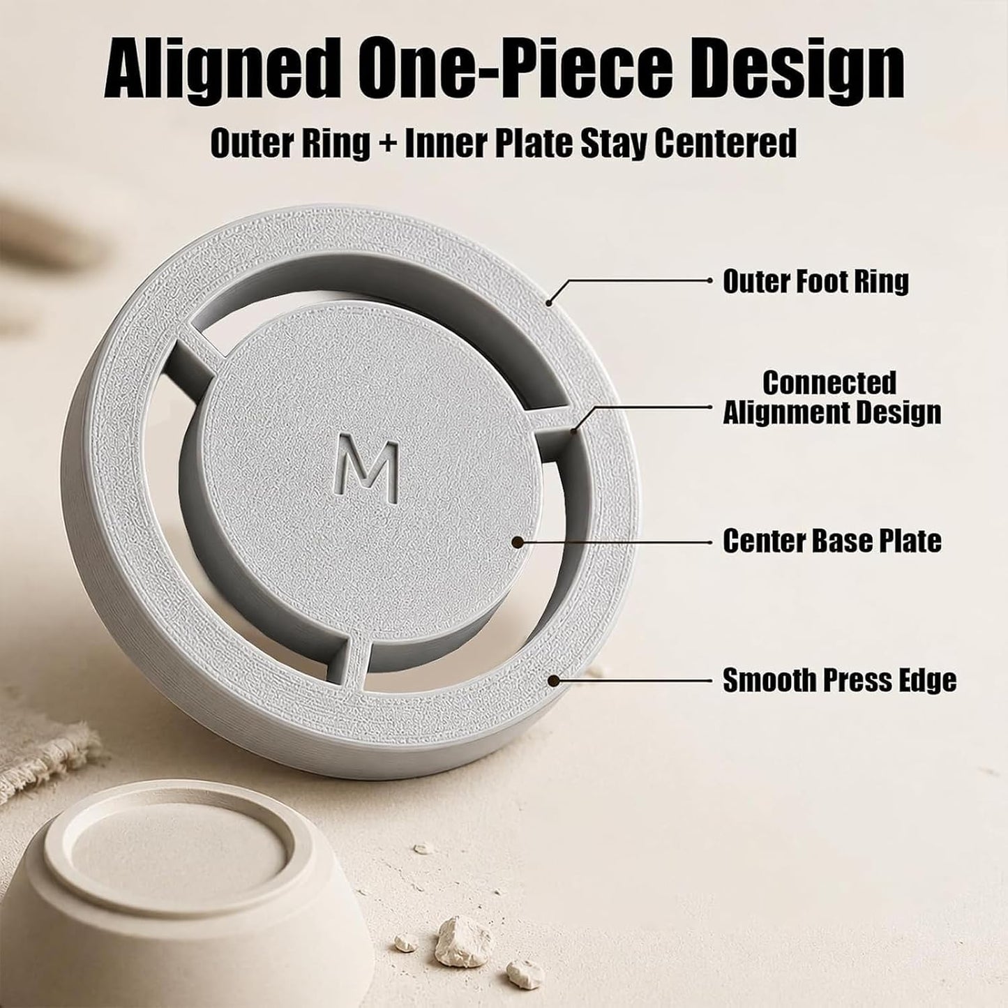 🎁Last Day 49% OFF 🏺5PCS Professional Pottery Foot Ring Trimming Tool