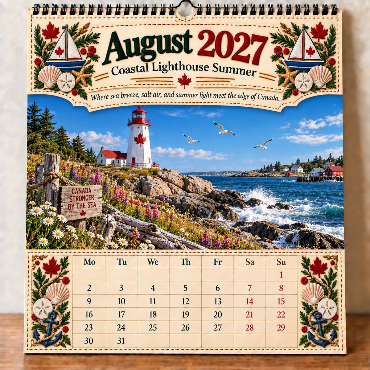 🔥LAST DAY 50% OFF - 🇨🇦🍁 2027 Canada 160th Anniversary Wall Calendar 🍁🇨🇦