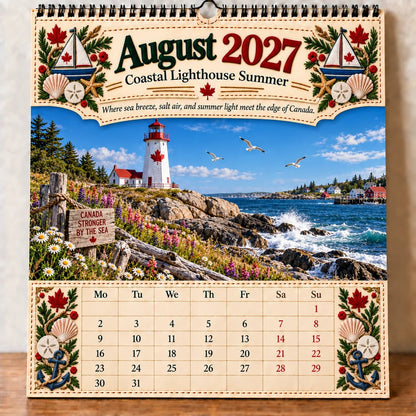 🔥LAST DAY 50% OFF - 🇨🇦🍁 2027 Canada 160th Anniversary Wall Calendar 🍁🇨🇦