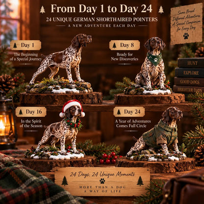 🐾 German Shorthaired Pointer Advent Calendar – 24-Day Advent Calendar
