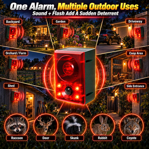 ⏰LAST DAY 50% OFF -☀️Outdoor Solar Motion Sensor Alarm