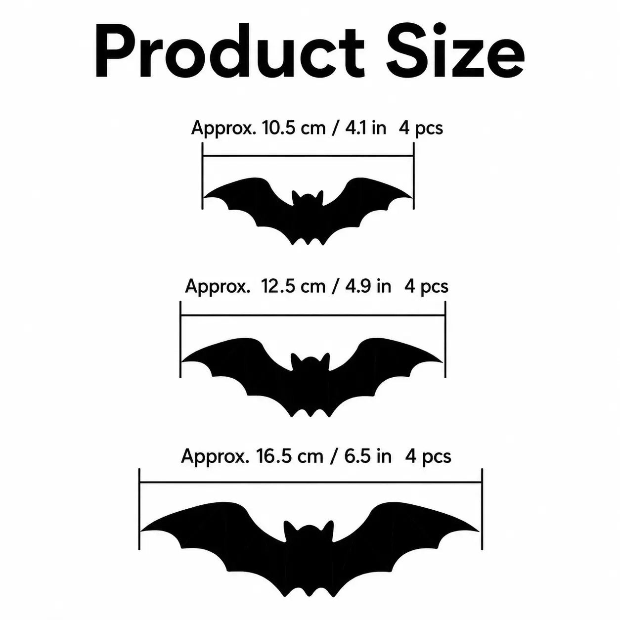 🎃Halloween Pre-sale🎃3D Bat Light Design LED Decorations 12pcs/24pcs Set