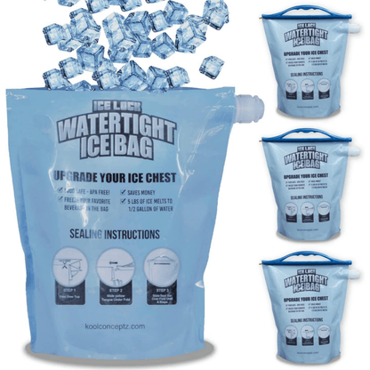 Hot Sale🧊Large Leakproof Reusable Ice Bag for Coolers, Long-Lasting Freezer Ice Pack