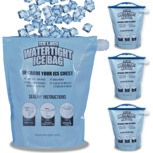 Hot Sale🧊Large Leakproof Reusable Ice Bag for Coolers, Long-Lasting Freezer Ice Pack