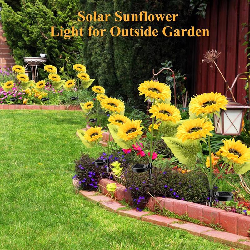 🌞Solar LED Sunflower Garden Lights-29.6inch/74cm