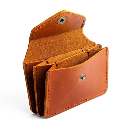 🔥2026 HOT SALE 49% OFF 🔥Compact Everyday Carry Leather Wallet – Snap Closure & Card Slots