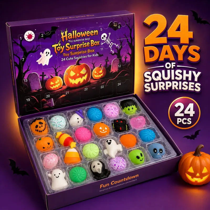 ⏰ LAST DAY 49% OFF - 🎃24-Day Halloween Countdown Stress-Relief Toy Set