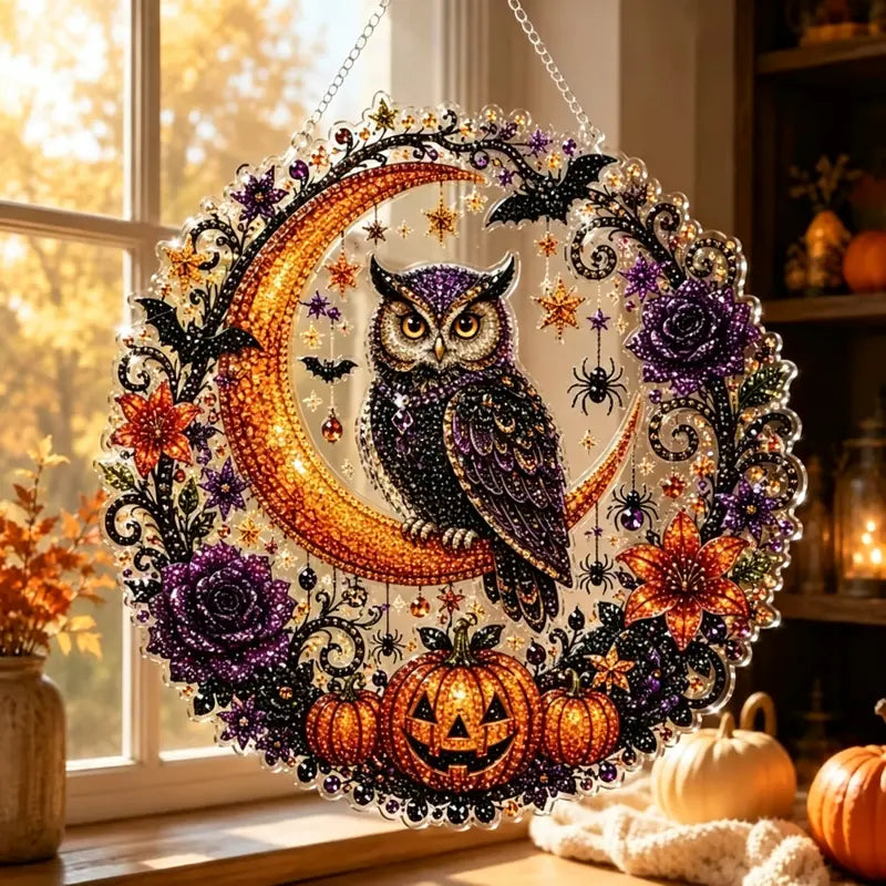 Halloween Diamond Painting Hanging Ornament Kit