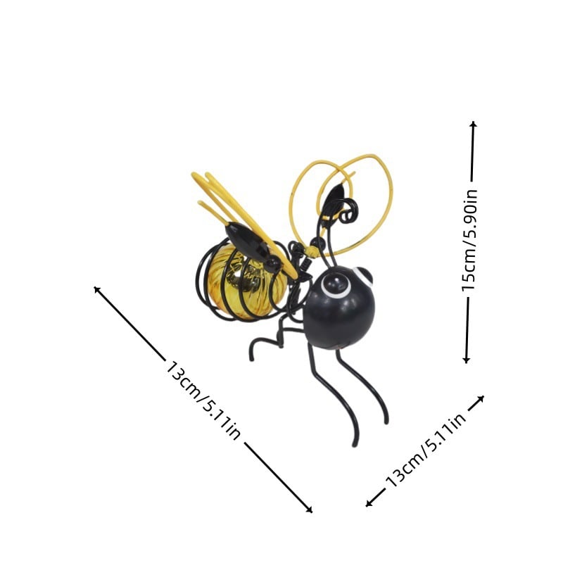 🐝 Charming Solar Bee Light – Illuminate Your Garden with a Magical Glow