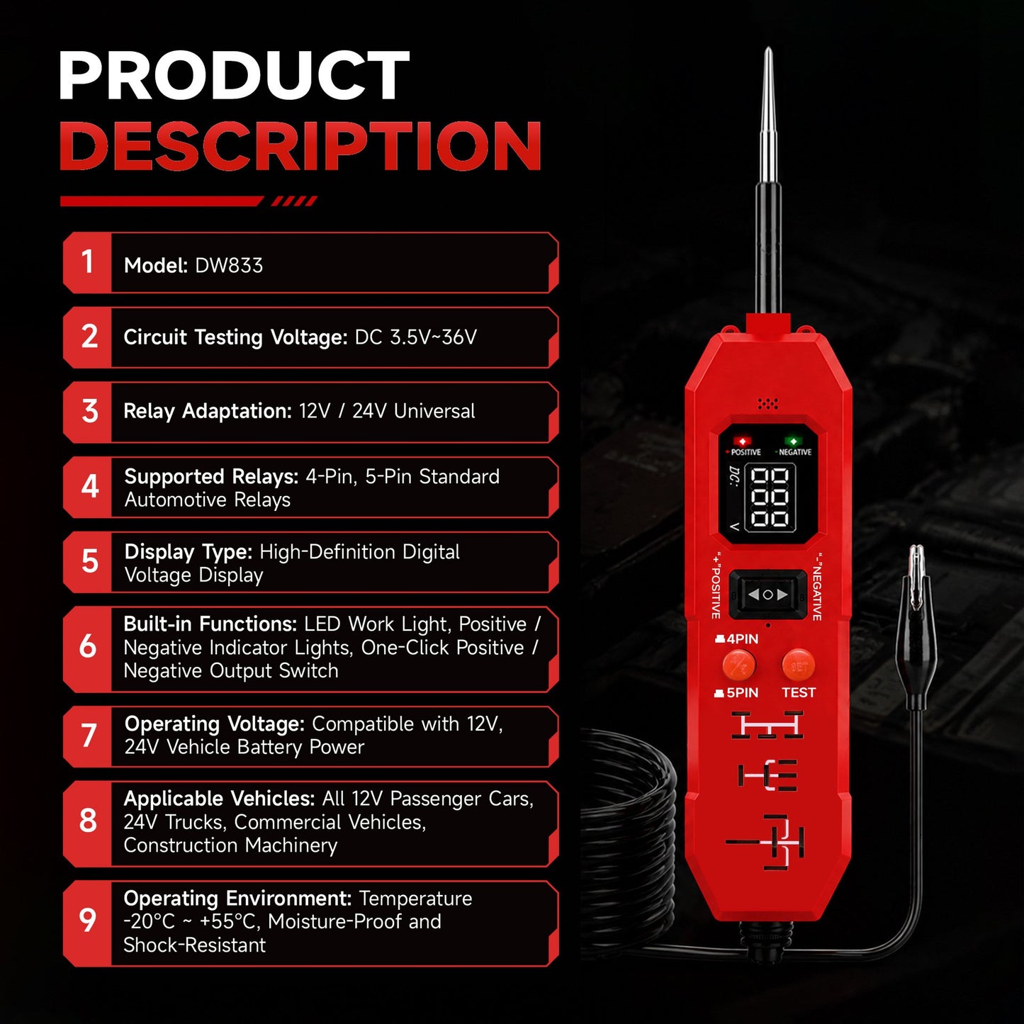 🎉2 in 1 Power Circuit Probe Tester