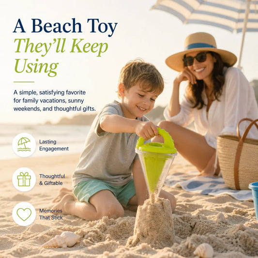 🏖️Spilling Funnel Sand and Water Mixing Toy
