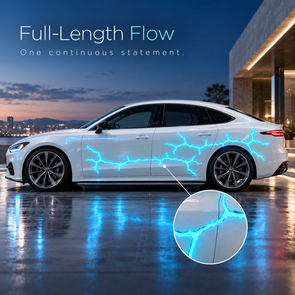 ⚡ Liquid Laser Color Shift Car Wrap | High Gloss Holographic Vinyl