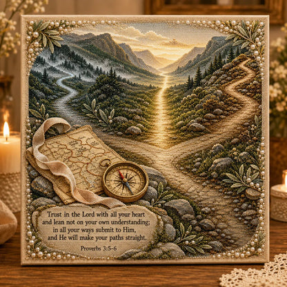 🌿Garden of Faith 3D Pearl Art Kit – Christian Scripture DIY Decor 🙏