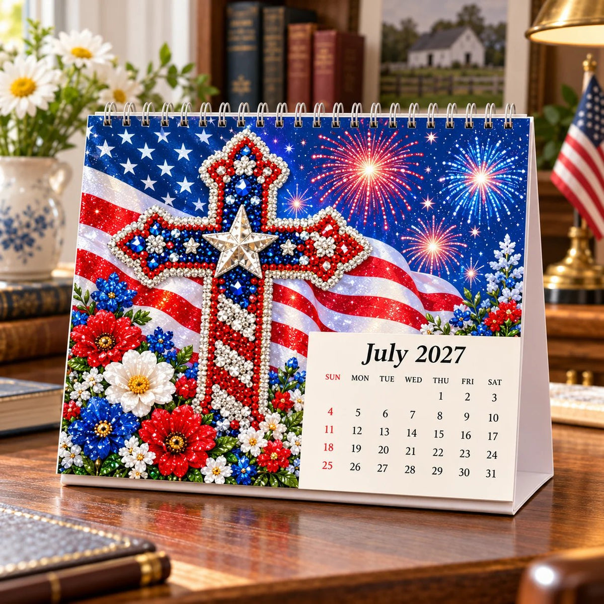 ✝️💎 2027 Faith & Blessings DIY Diamond Art Calendar Kit (📦Buy 2 Free Shipping)