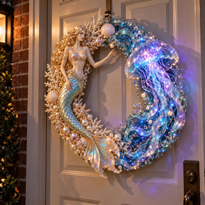 🔥 Last Day 50% OFF-🌊 Oceanic Wonderland—Mermaid and Jellyfish Decorative Garland
