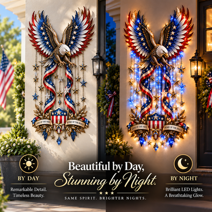 ✨Last Day 49% OFF-🦅American Eagle Glory Waterfall Light