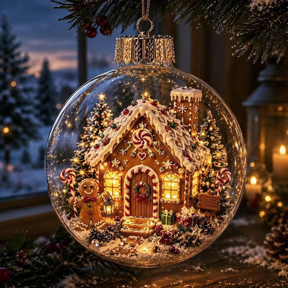 🎄Light Up Christmas Diorama Ornamen – A Magical Mini Winter Wonderland for Your Holiday Home