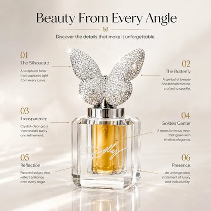 🦋 Crystal Butterfly Fragrance – Jewel-Inspired Luxury Perfume with Sculptural Butterfly Bottle