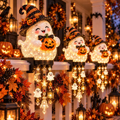 ⏰ LAST DAY 49% OFF -🎃 Halloween Porch Magic Cascade Railing Lights