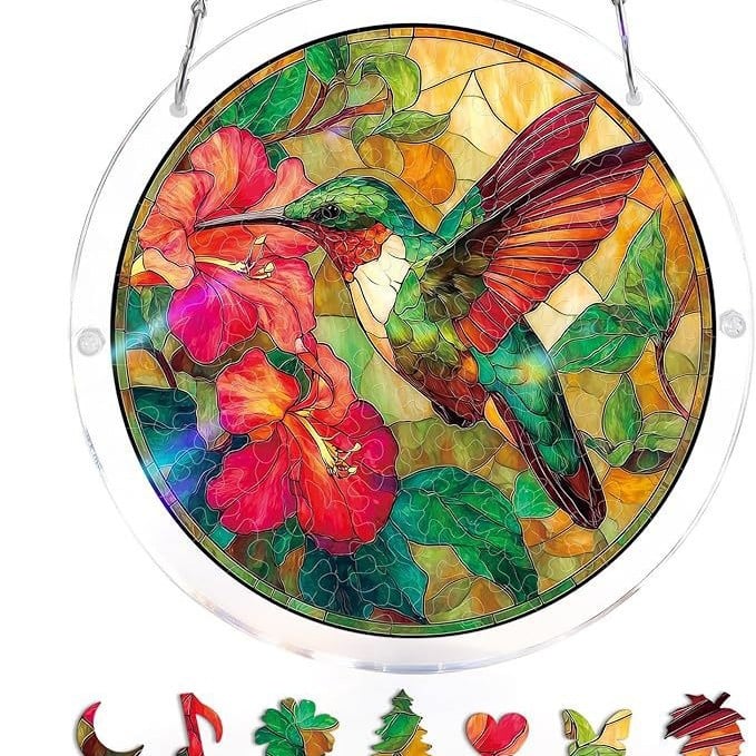 🔥LAST DAY SPECIAL PRICE☀️🛍️Acrylic Jigsaw Puzzle Suncatcher