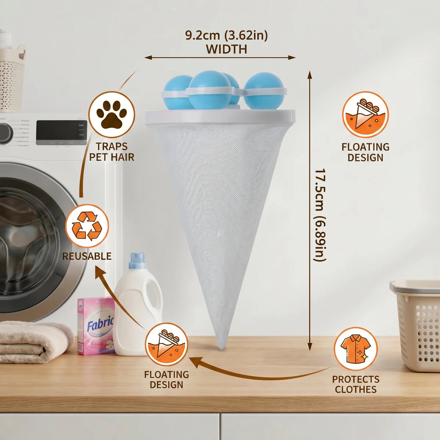 🎁Hot Sale Promotion 49% OFF🎁 3 Counts Washing Machine Filter Bag