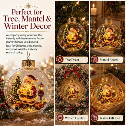 🎄Light Up Christmas Diorama Ornamen – A Magical Mini Winter Wonderland for Your Holiday Home