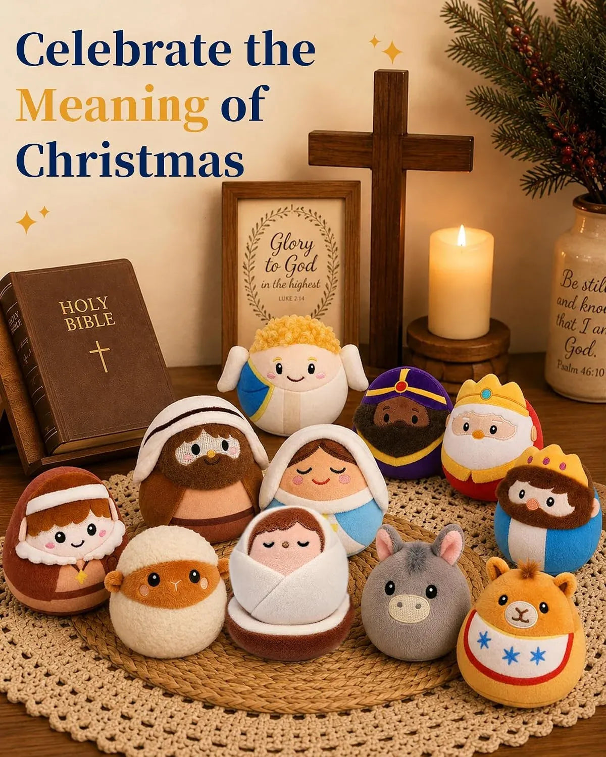 ⏳ Last Day 50% OFF-✝️🌟 Journey to Bethlehem™ — 24 Days of the Nativity Advent Calendar🙏