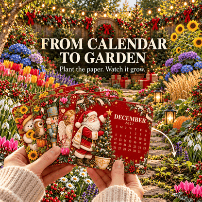 🎄🗓️ Christmas Limited-Edition-49% OFF — 🪴✨ 2027 Eco-Friendly Plantable "Eternal" Seed Calendar