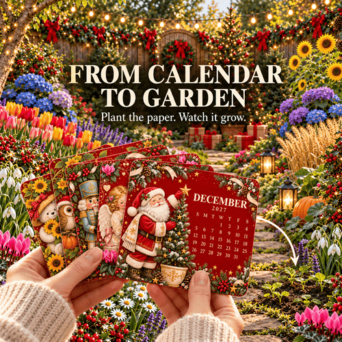 🎄🗓️ Christmas Limited-Edition-49% OFF — 🪴✨ 2027 Eco-Friendly Plantable "Eternal" Seed Calendar