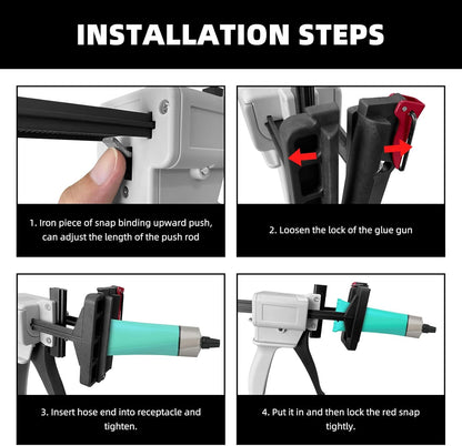 🔧 Labor-Saving Manual Tube Squeezer Glue Gun