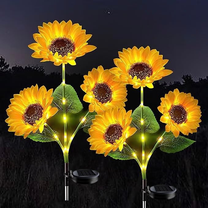 🌻Mother's Day Sale 49% OFF🌞Solar LED Sunflower Garden Lights-29.6inch/74cm