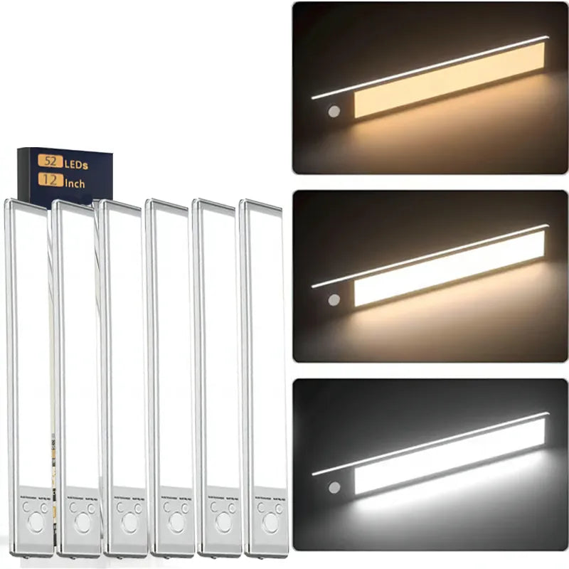 Punch-free Smart Sensor Magnetic Rechargeable LED Lights