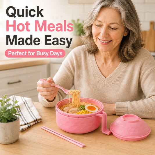 💖 Hot Sale 49%OFF✨Microwave Ramen Bowl Set