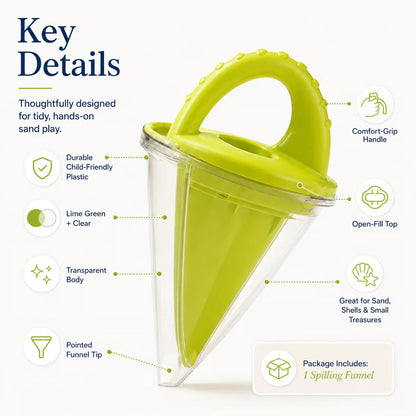 🏖️Spilling Funnel Sand and Water Mixing Toy