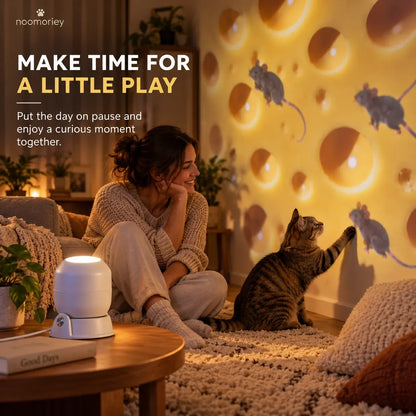⏳ Last Day 49% OFF – 🧀 Cheese & Mouse Playtime Projector