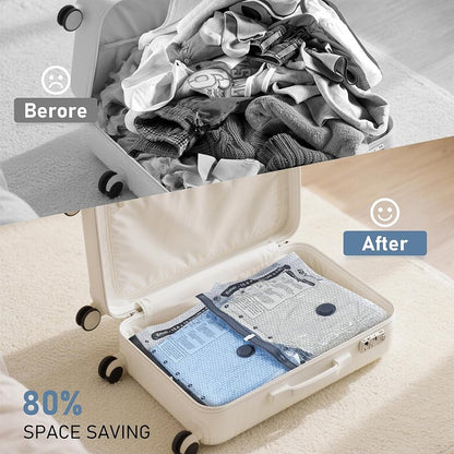 🎁Last day 49% OFF 🧳 Travel Space Saver Vacuum Bag Set with Cordless Pump