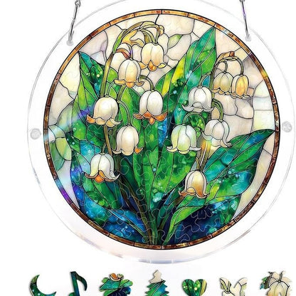🔥LAST DAY SPECIAL PRICE☀️🛍️Acrylic Jigsaw Puzzle Suncatcher