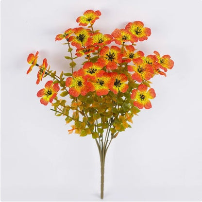 🍂Artificial Fall Eucalyptus & Violet Flower Arrangement — Bring The Warm Beauty Of Autumn Into Your Home