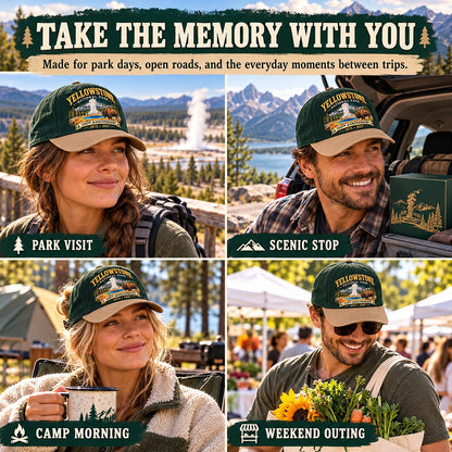 ⏳ Last Day 49% OFF – 🦬Yellowstone National Park 155th Anniversary Classic Cap