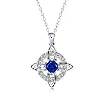 Mystical Birthstone Witches Knot Necklace – Natural Crystal🔮💞Protect Your Loved Ones