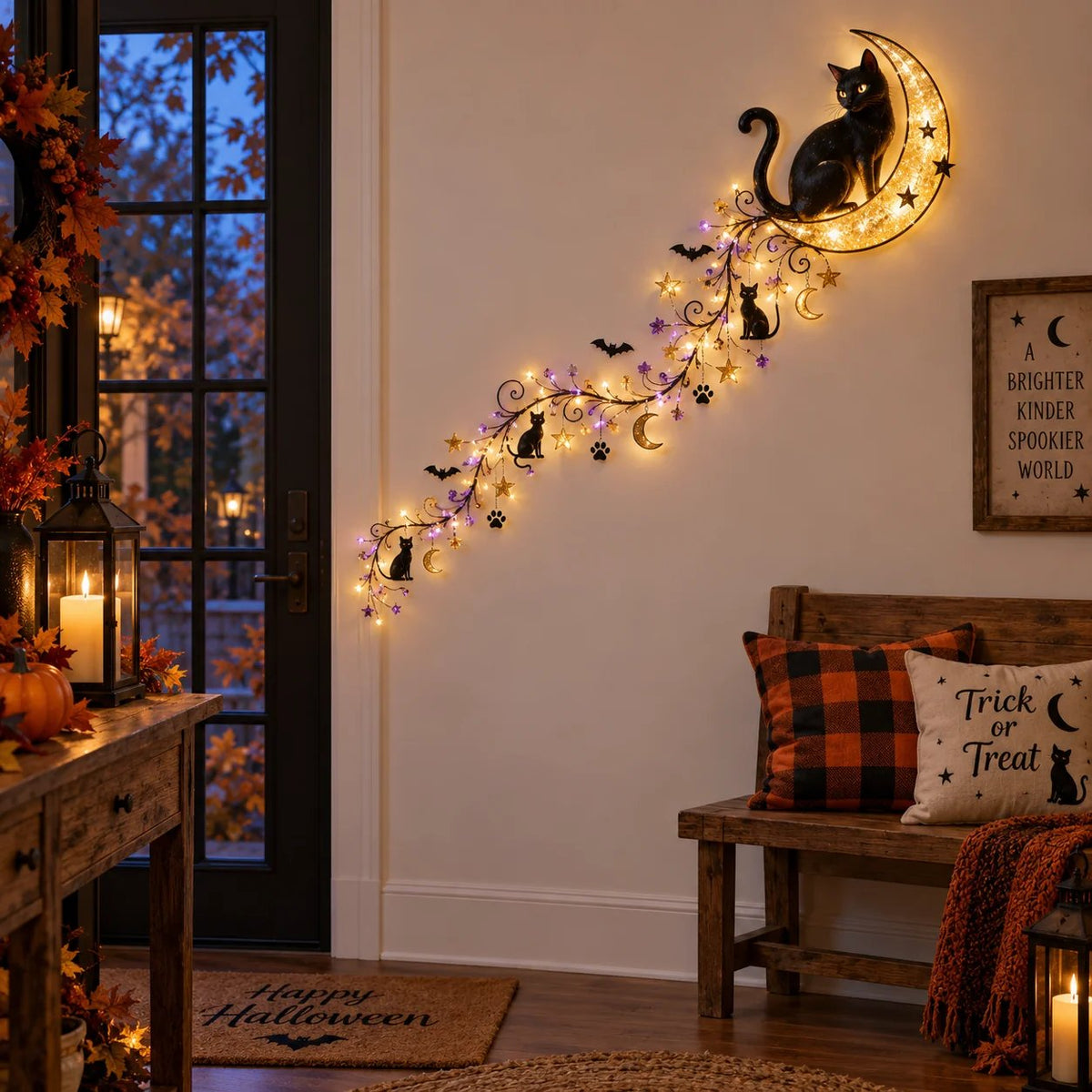 ⏰ LAST DAY 49% OFF -🎃 Halloween Magic Trail Wall Light Collection