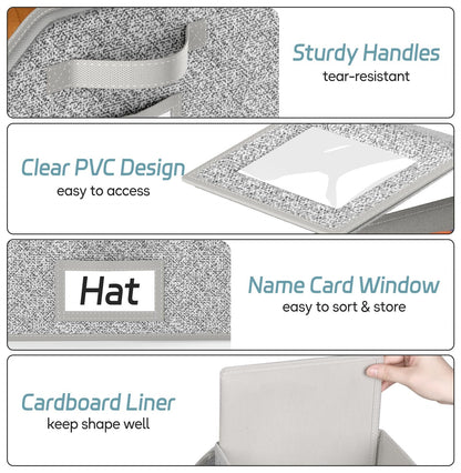 🧢 Stackable Hat Storage Box for 12 Baseball Caps